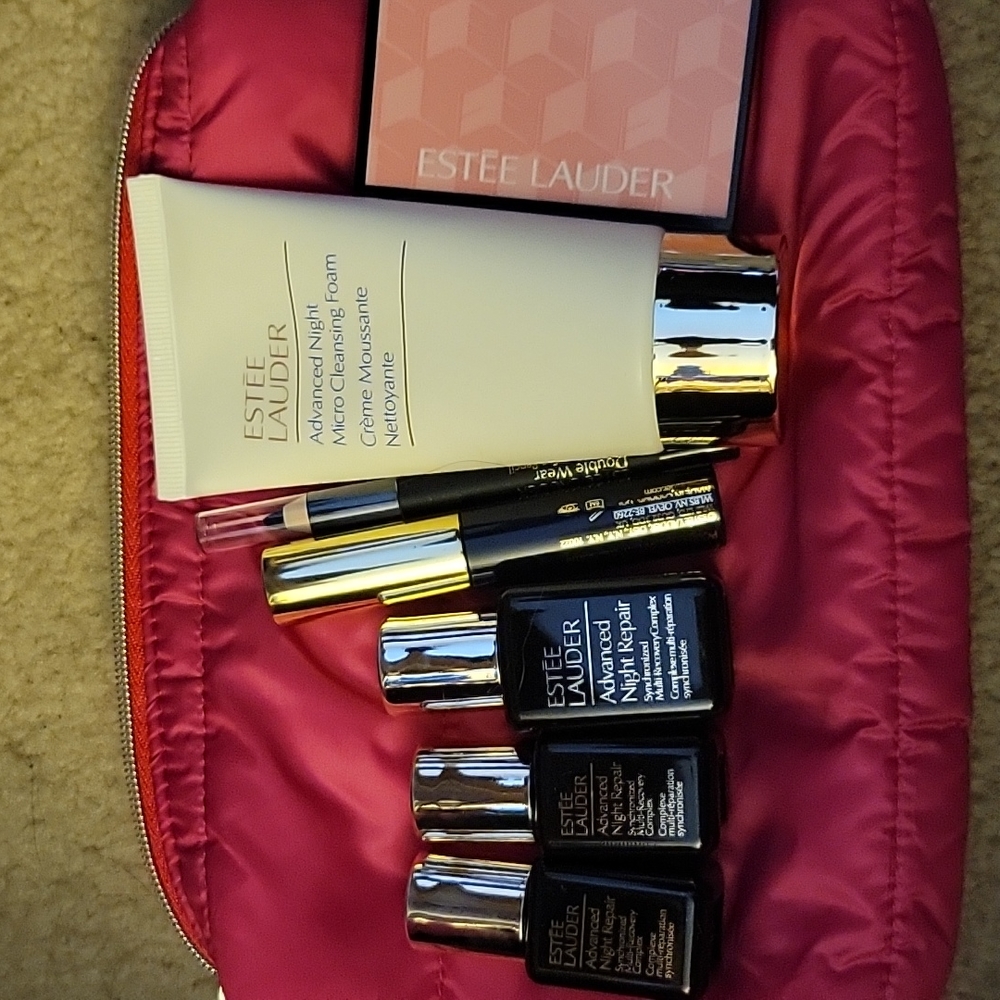 Set of Estee Lauder skin care and make up